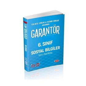 6. Sınıf Garantör Sosyal Bilgiler Soru Bankası Data Yayınları
