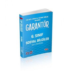 6. Sınıf Garantör Sosyal Bilgiler Soru Bankası Data Yayınları
