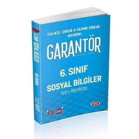 6. Sınıf Garantör Sosyal Bilgiler Soru Bankası Data Yayınları