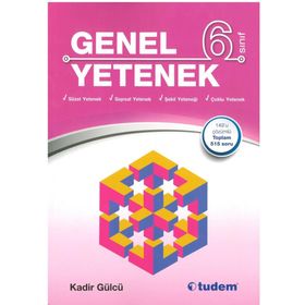 6. Sınıf Genel Yetenek Kitabı Komisyon Tudem Hazırlık Yayınları