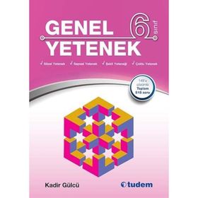 6. Sınıf Genel Yetenek Kitabı Komisyon Tudem Hazırlık Yayınları