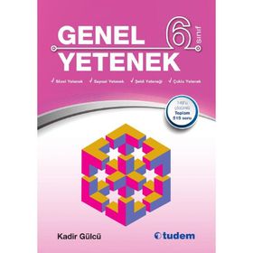 6. Sınıf Genel Yetenek Kitabı Komisyon Tudem Hazırlık Yayınları