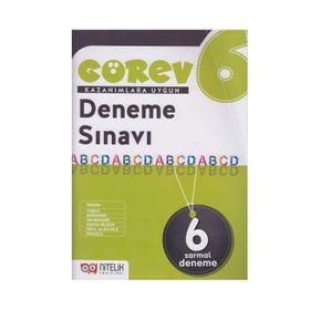 6. Sınıf Görev 6'lı Deneme Sınavı - Nitelik Yayınları