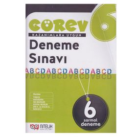 6. Sınıf Görev 6'lı Deneme Sınavı - Nitelik Yayınları