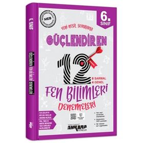 6. Sınıf Güçlendiren Fen Bilimleri 12 Deneme Sınavı Ankara Yayınları