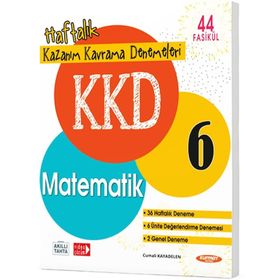 6. Sınıf Haftalık Kazanım Kavrama Denemeleri Matematik Kurmay Yayınları
