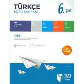 6.Sınıf İdes Türkçe Soru Bankası Teas Press Yayınları