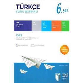 6.Sınıf İdes Türkçe Soru Bankası Teas Press Yayınları