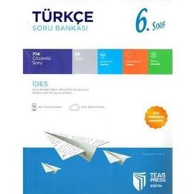 6.Sınıf İdes Türkçe Soru Bankası Teas Press Yayınları