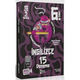 6. Sınıf İngilizce 15 Deneme - İsem Yayınları