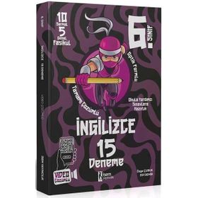 6. Sınıf İngilizce 15 Deneme - İsem Yayınları