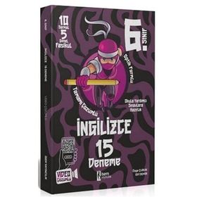 6. Sınıf İngilizce 15 Deneme - İsem Yayınları