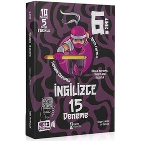 6. Sınıf İngilizce 15 Deneme - İsem Yayınları