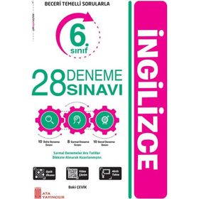 6. Sınıf İngilizce 28 Deneme Sınavı - Ata Yayıncılık