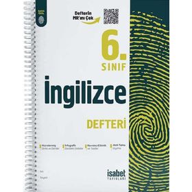 6. Sınıf İngilizce 2D Ders Defteri Ev Çalışmaları-Pergel Yayınları