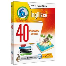 6. Sınıf İngilizce 40 Deneme Sınavı Çanta Yayınları