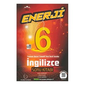 6. Sınıf İngilizce Enerji Soru Kitabı-Palme Yayınları