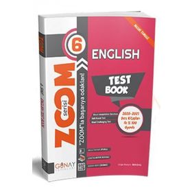 6. Sınıf İngilizce English Test Book Zoom Serisi Soru Bankası-Günay Yayınları