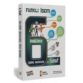 6. Sınıf İngilizce Farklı İsem Soru Bankası İsem Yayınları