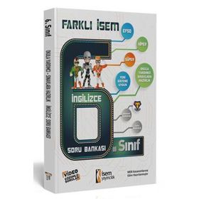 6. Sınıf İngilizce Farklı İsem Soru Bankası İsem Yayınları