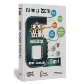 6. Sınıf İngilizce Farklı İsem Soru Bankası İsem Yayınları