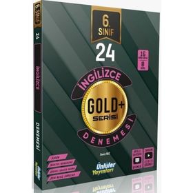 6. Sınıf İngilizce Gold Serisi 24 Deneme - Ünlüler Yayınları