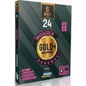 6. Sınıf İngilizce Gold Serisi 24 Deneme - Ünlüler Yayınları