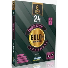 6. Sınıf İngilizce Gold Serisi 24 Deneme - Ünlüler Yayınları