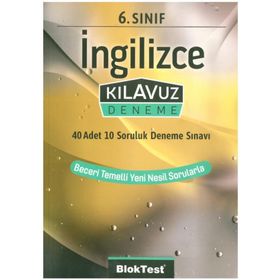 6. Sınıf İngilizce Kılavuz Denemeleri-Bloktest Yayınları