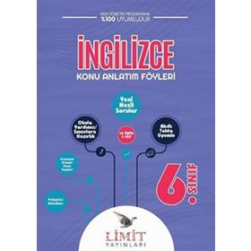 6. Sınıf İngilizce Konu Anlatım Föyleri-Limit Yayınları
