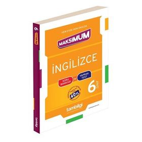 6. Sınıf İngilizce Maksımum Soru Bankası+Yaprak Test-Tambilgi Yayınları
