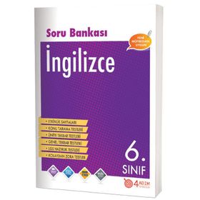 6. Sınıf İngilizce Soru Bankası 4 Adım Yayınları