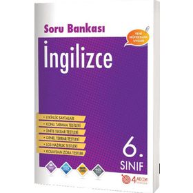 6. Sınıf İngilizce Soru Bankası 4 Adım Yayınları