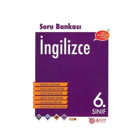 6. Sınıf İngilizce Soru Bankası 4 Adım Yayınları