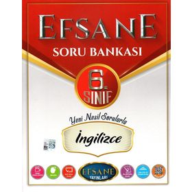 6. Sınıf İngilizce Soru Bankası Efsane Yayınları