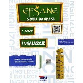6. Sınıf İngilizce Soru Bankası Efsane Yayınları