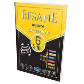 6. Sınıf İngilizce Soru Bankası Efsane Yayınları