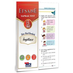 6. Sınıf İngilizce Soru Bankası Efsane Yayınları