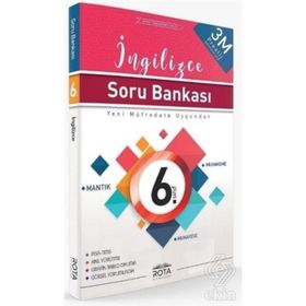 6. SINIF İNGILIZCE SORU BANKASI - KOMISYON (ISBN:9786054644568)