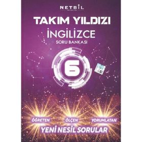 6.Sınıf İngilizce Takım Yıldızı Soru Bankası Netbil Yayınları