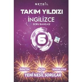 6.Sınıf İngilizce Takım Yıldızı Soru Bankası Netbil Yayınları