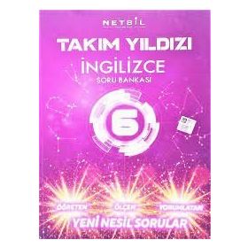 6.Sınıf İngilizce Takım Yıldızı Soru Bankası Netbil Yayınları