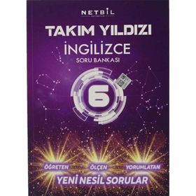 6.Sınıf İngilizce Takım Yıldızı Soru Bankası Netbil Yayınları