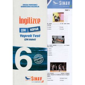 6. SINIF İNGİLİZCE YAPRAK TEST (32 ADET) - KOMISYON