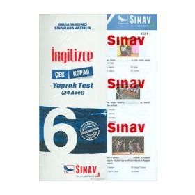 6. SINIF İNGİLİZCE YAPRAK TEST (32 ADET) - KOMISYON