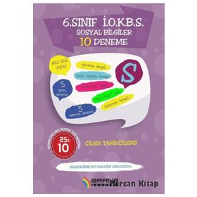 6. Sınıf İokbs Sosyal Bilgiler 10 Deneme-Branş Akademi