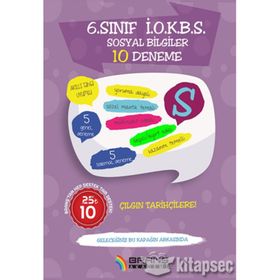 6. Sınıf İokbs Sosyal Bilgiler 10 Deneme-Branş Akademi