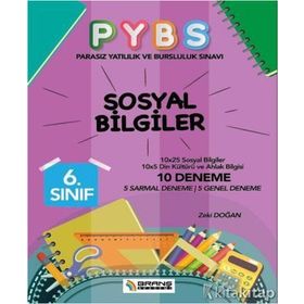 6. Sınıf İokbs Sosyal Bilgiler 10 Deneme-Branş Akademi
