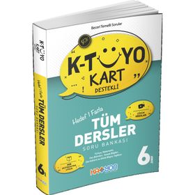 6. Sınıf K-Tüyo Kart Destekli Hedef Bir Fazla Tüm Dersler Soru Bankası