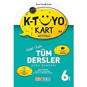 6. Sınıf K-Tüyo Kart Destekli Hedef Bir Fazla Tüm Dersler Soru Bankası